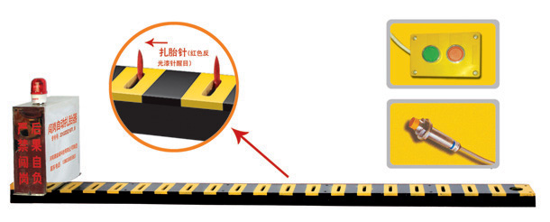 长岭县V3嵌入式闯岗自动扎胎器/阻车器